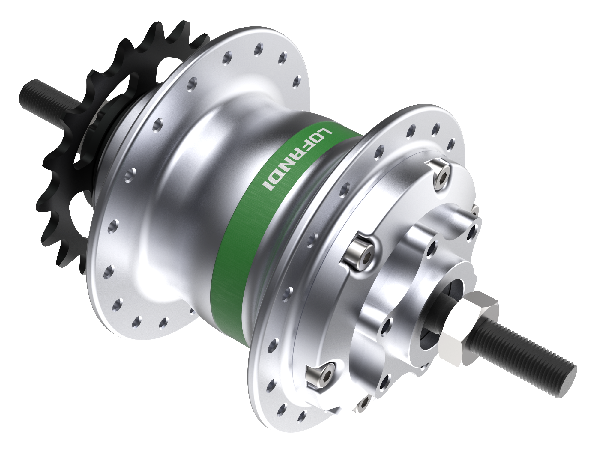 Enhance Your Shared Bike with an Automatic 2-Speed Internal-Gear Hub and Lofandi Smart Lock for Extra Security