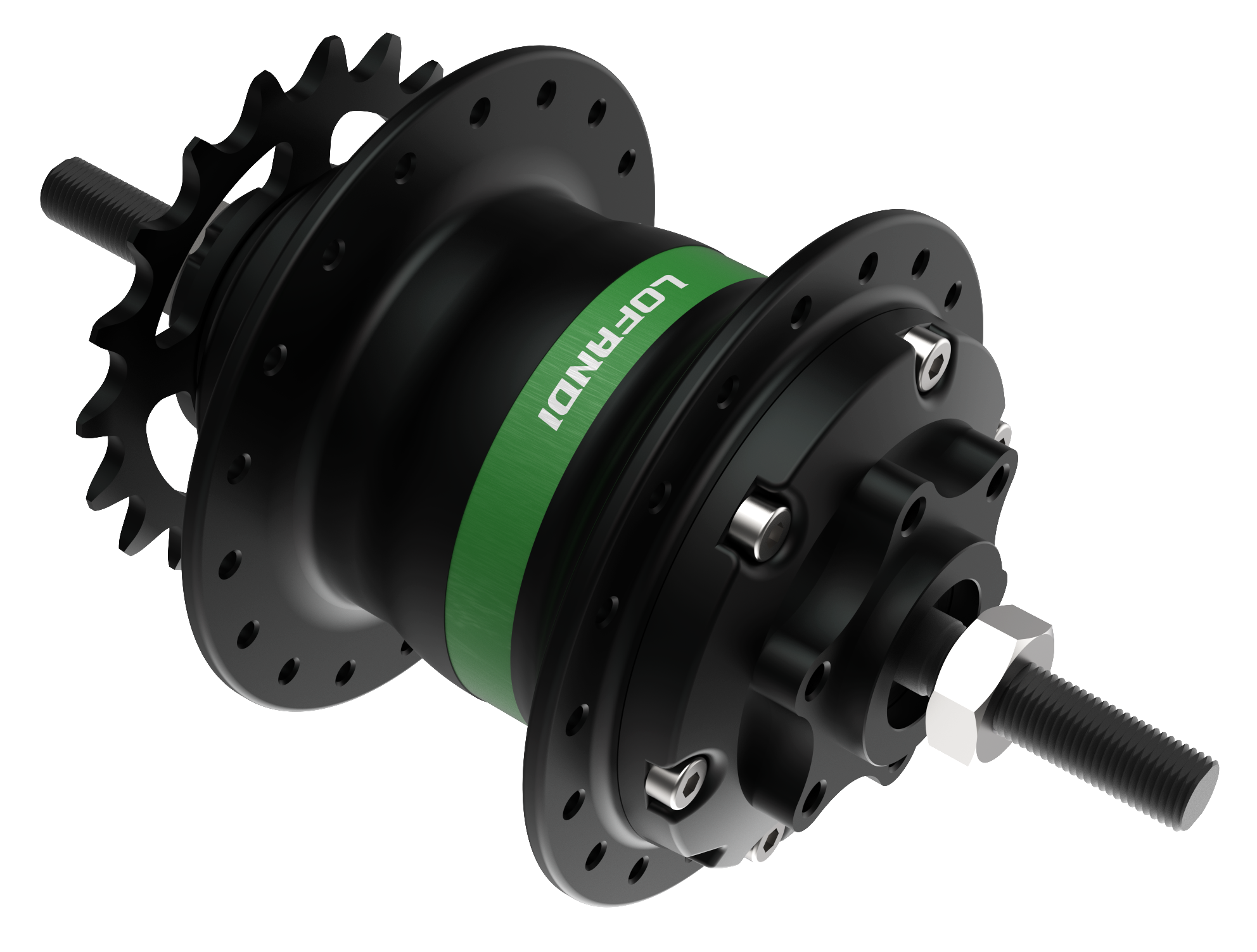 Maintenance-Free 3-Speed Internal-Gear Hub: Ideal for Scenic Park Buses and City Commuters